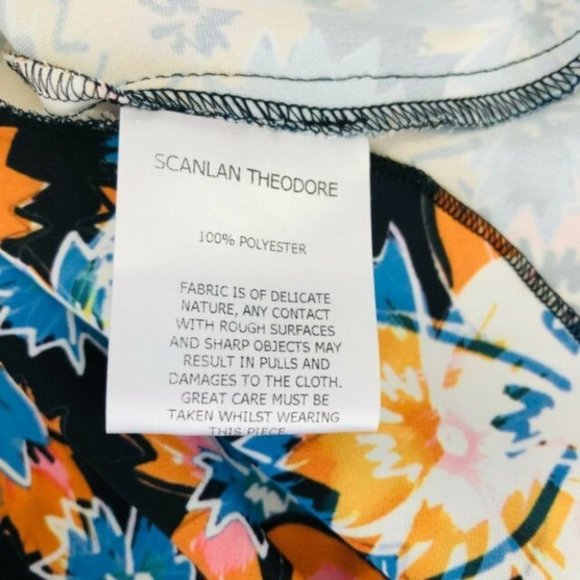 Scanlan & Theodore BNWT Women's Spikey Floral Print Dress Size 8 RRP $650 - Picture 7 of 10